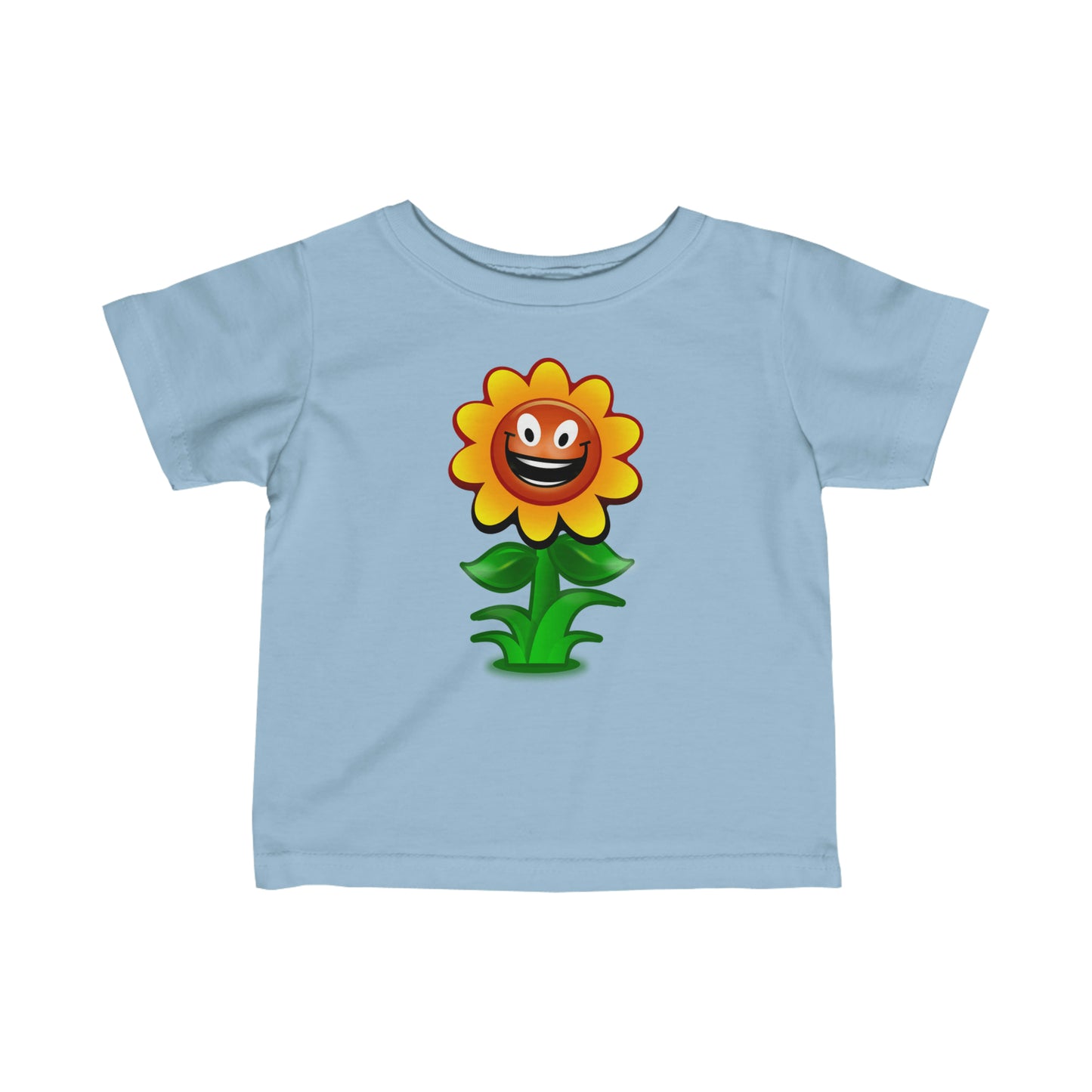 Flower Video Game Style  Infant Fine Jersey Tee