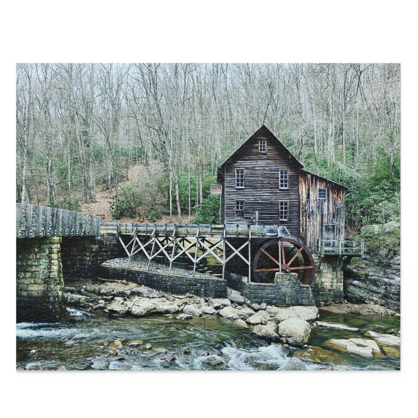 Grist Mill Scenic Puzzle (120, 252, 500-Piece)