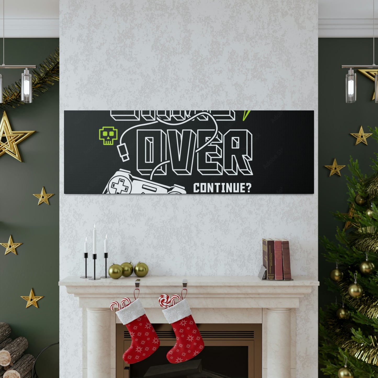 Game Over Canvas Gallery Wraps