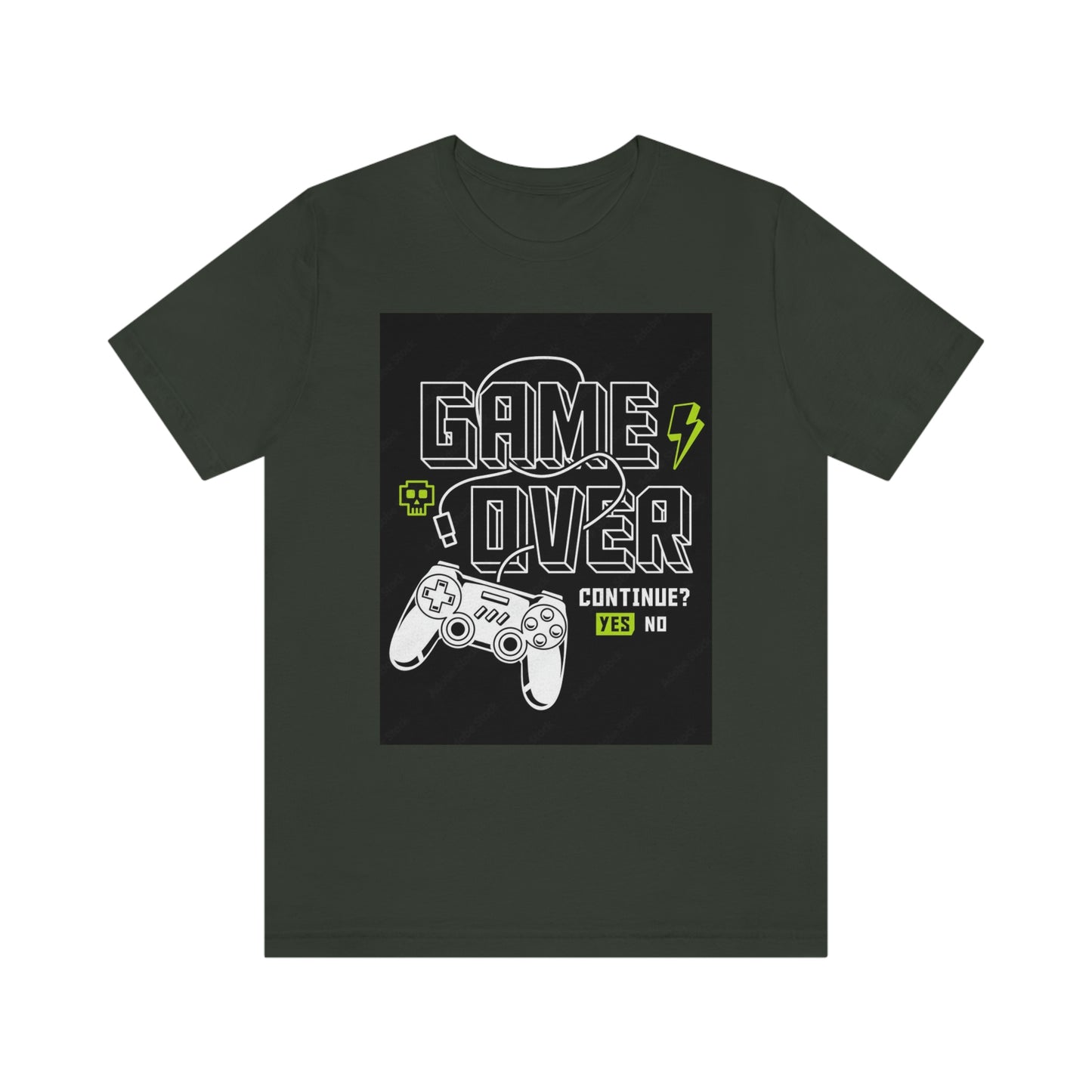 Game Over Unisex Jersey Short Sleeve Tee