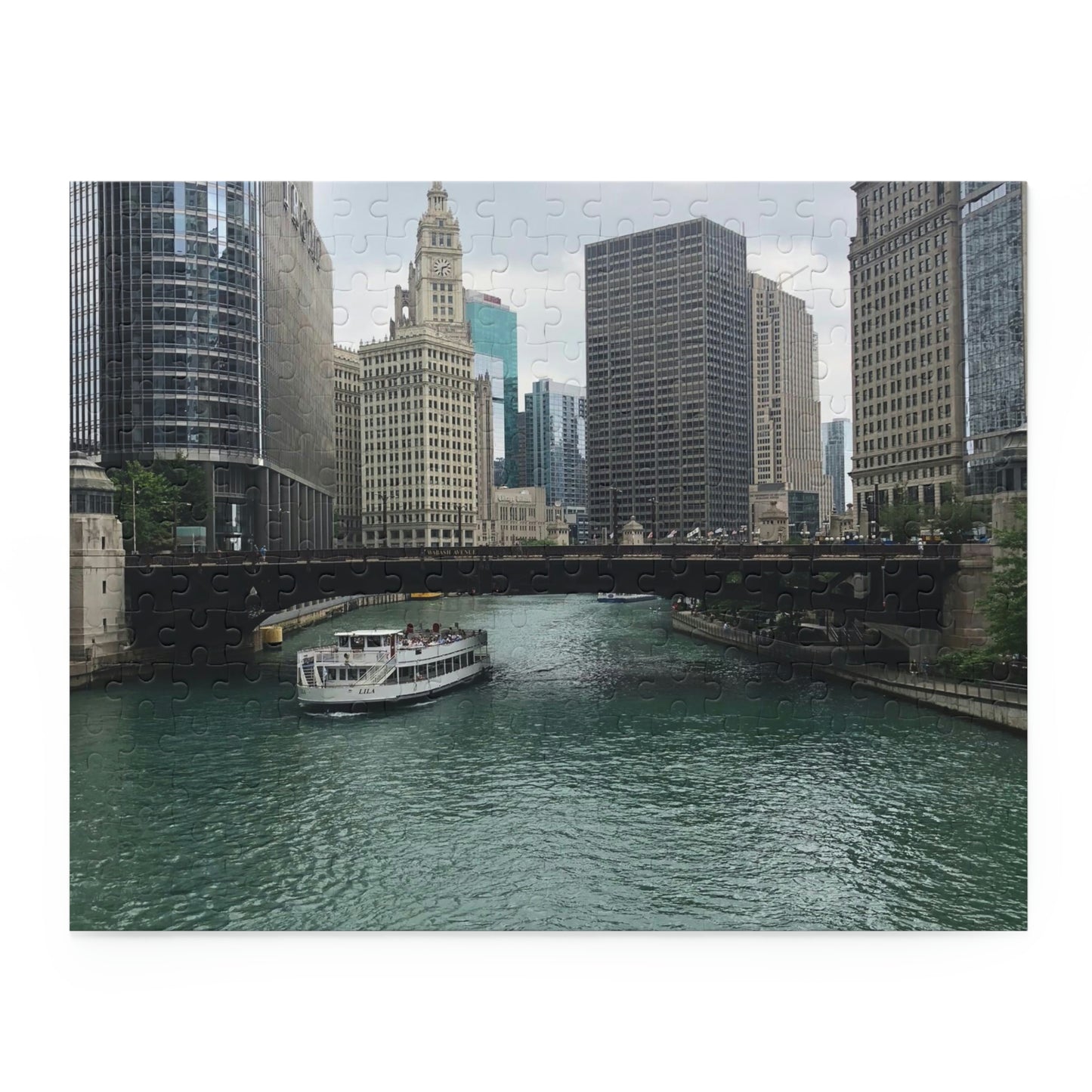 Chicago River Scenic Puzzle (120, 252, 500-Piece)