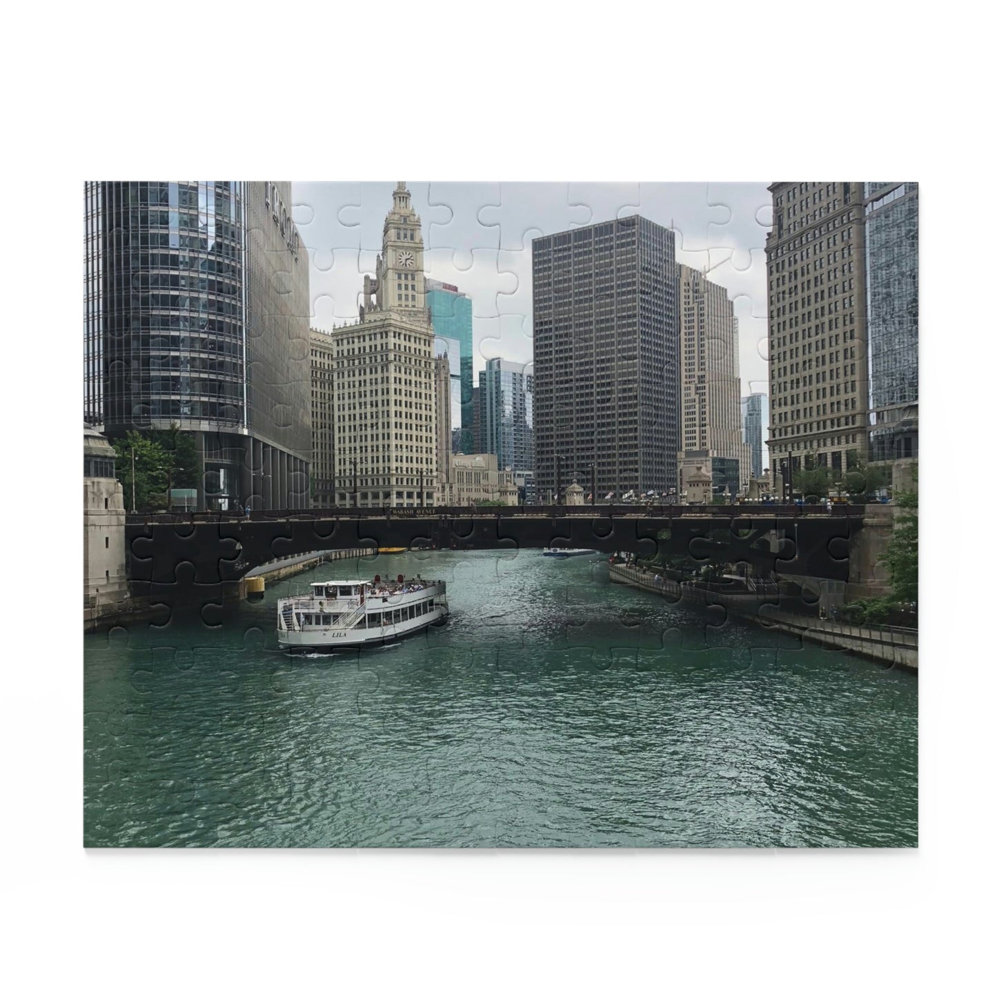 Chicago River Scenic Puzzle (120, 252, 500-Piece)