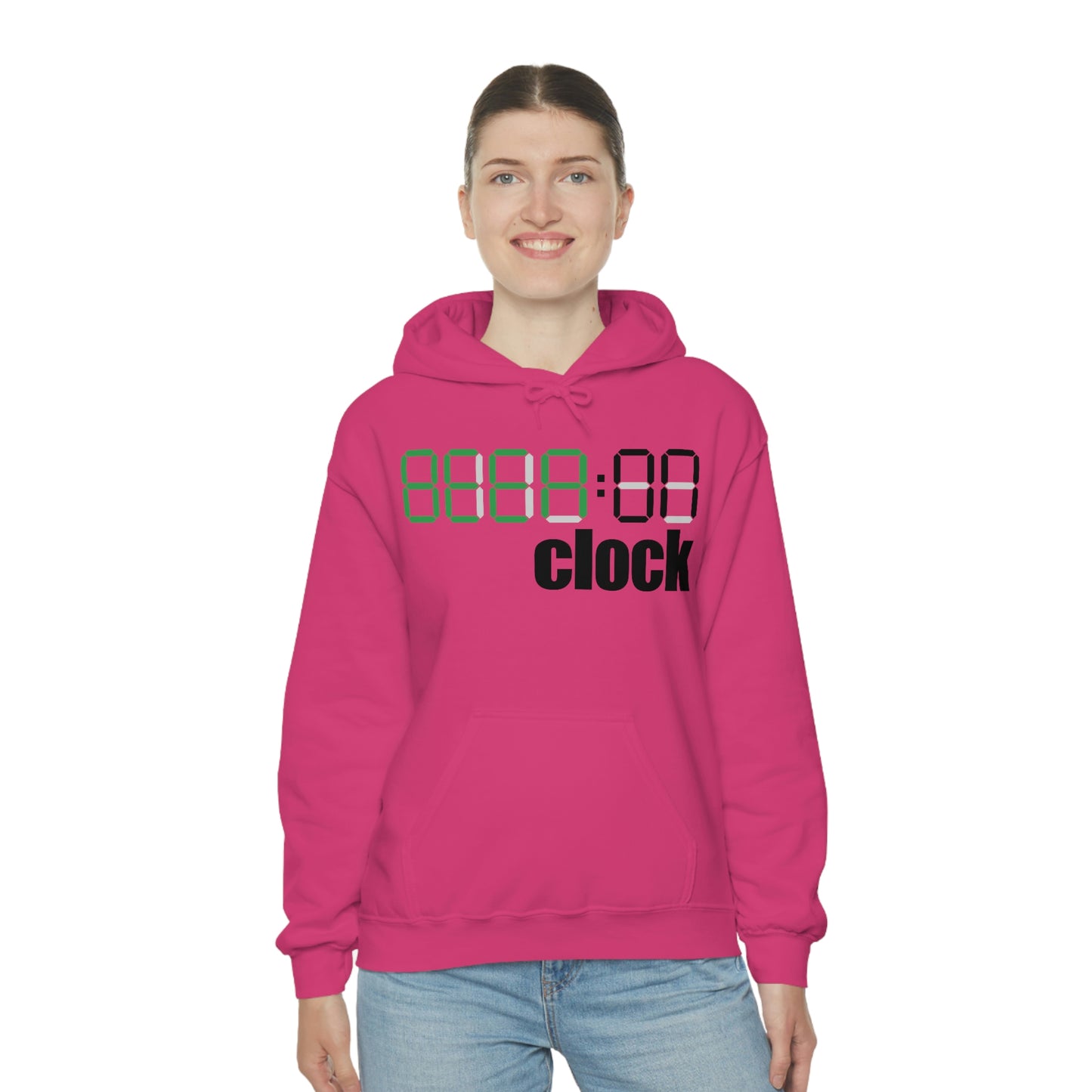 Beer on Clock Unisex Hooded Sweatshirt