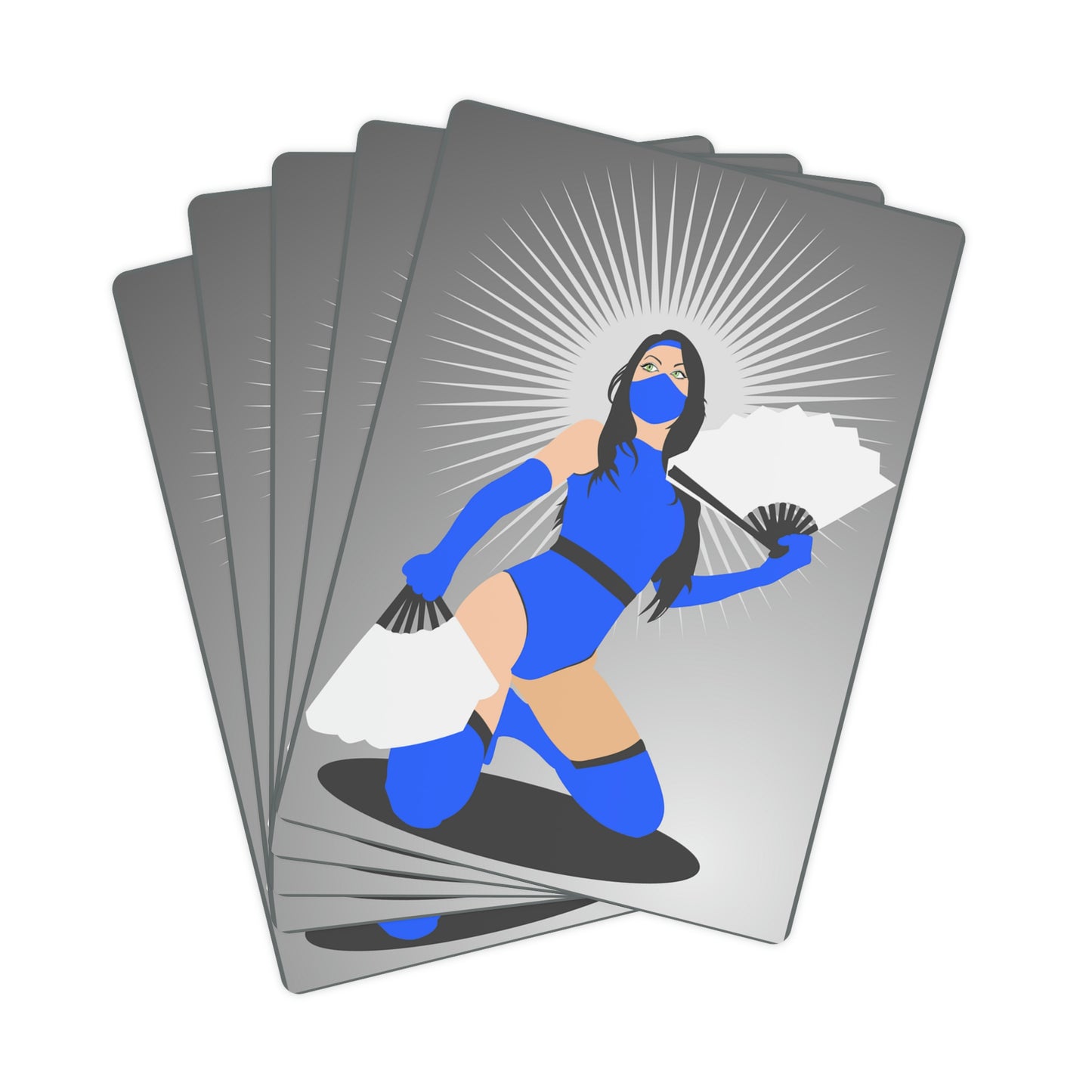 Mortal Kombat Kitana Style Playing Cards