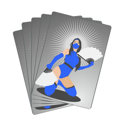 Mortal Kombat Kitana Style Playing Cards