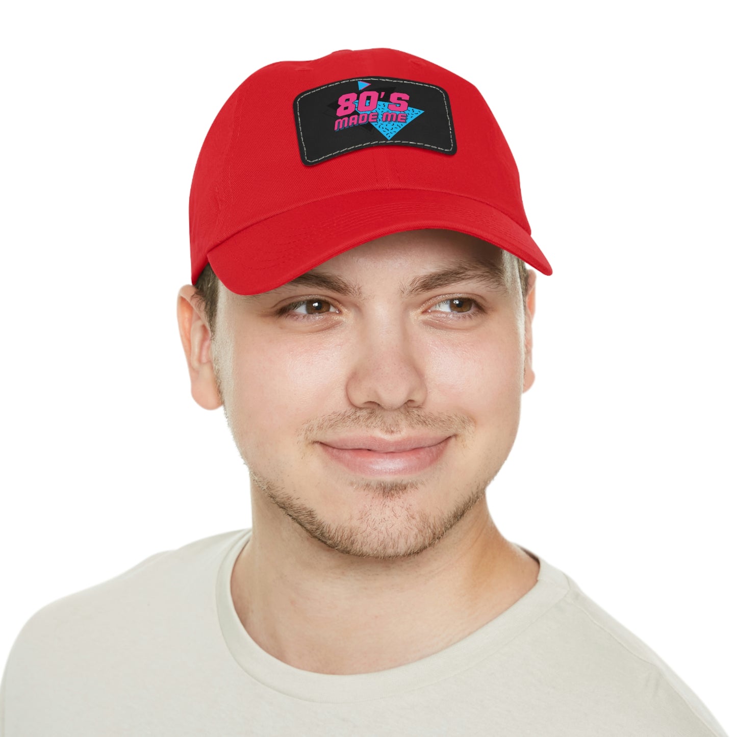 80s Made Me Dad Hat with Leather Patch