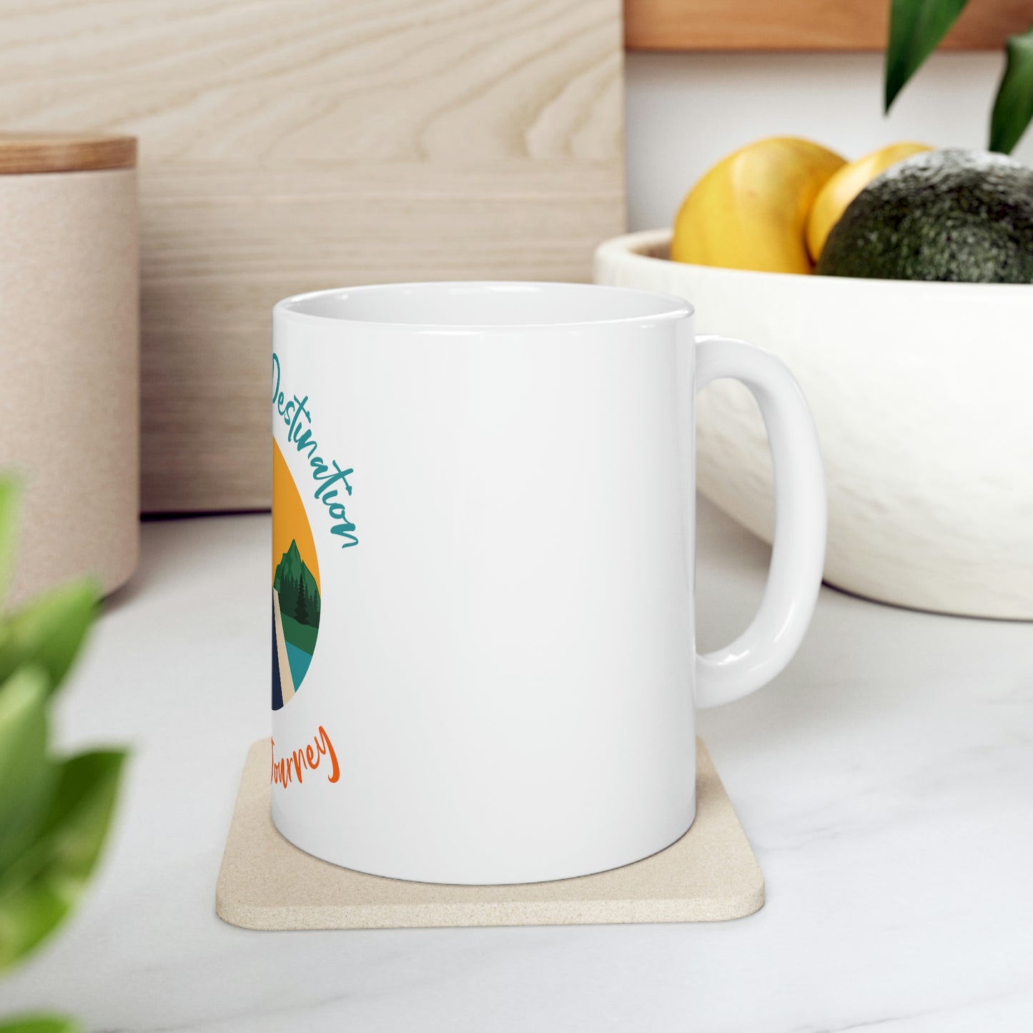 It’s Not The Destination Ceramic Mug 11oz