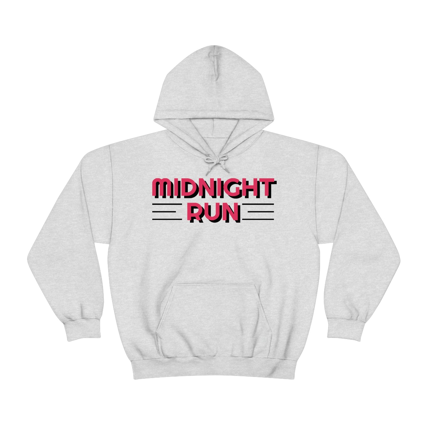Midnight Run Retro Style Unisex Hooded Sweatshirt