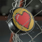 Heart 8 Bit Style Hockey Puck