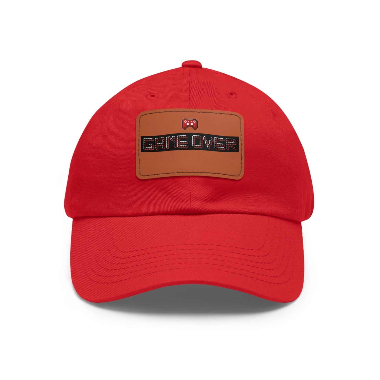 Game Over! Dad Hat with Leather Patch