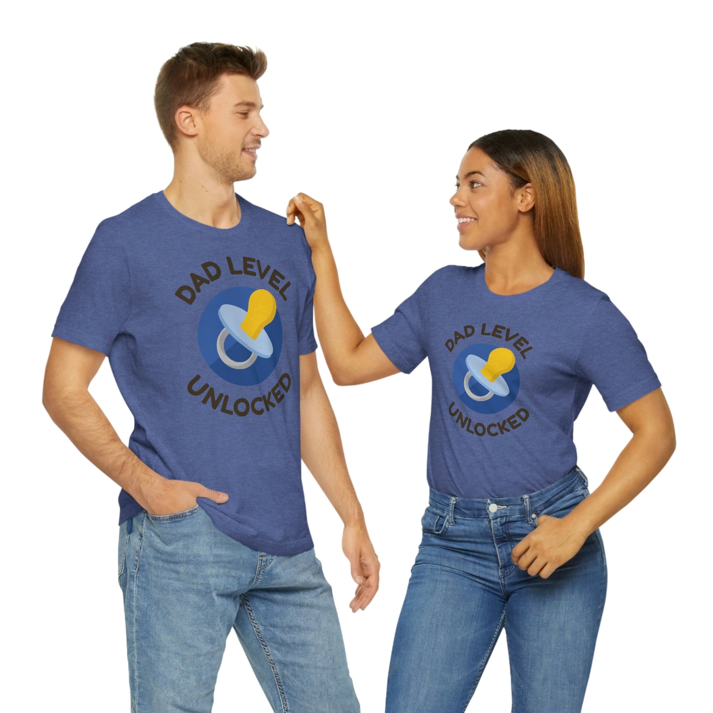 Dad Level Unlocked Unisex Jersey Short Sleeve Tee