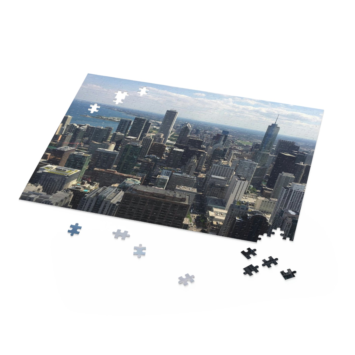 Downtown Chicago Scenic Puzzle (120, 252, 500-Piece)