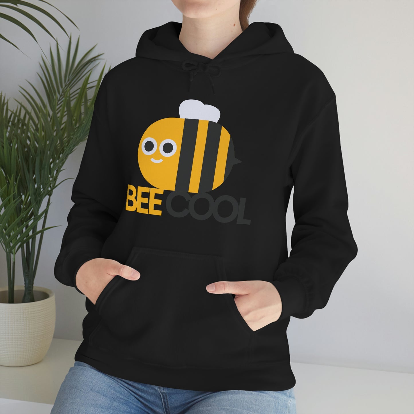 Bee Cool Unisex Hooded Sweatshirt