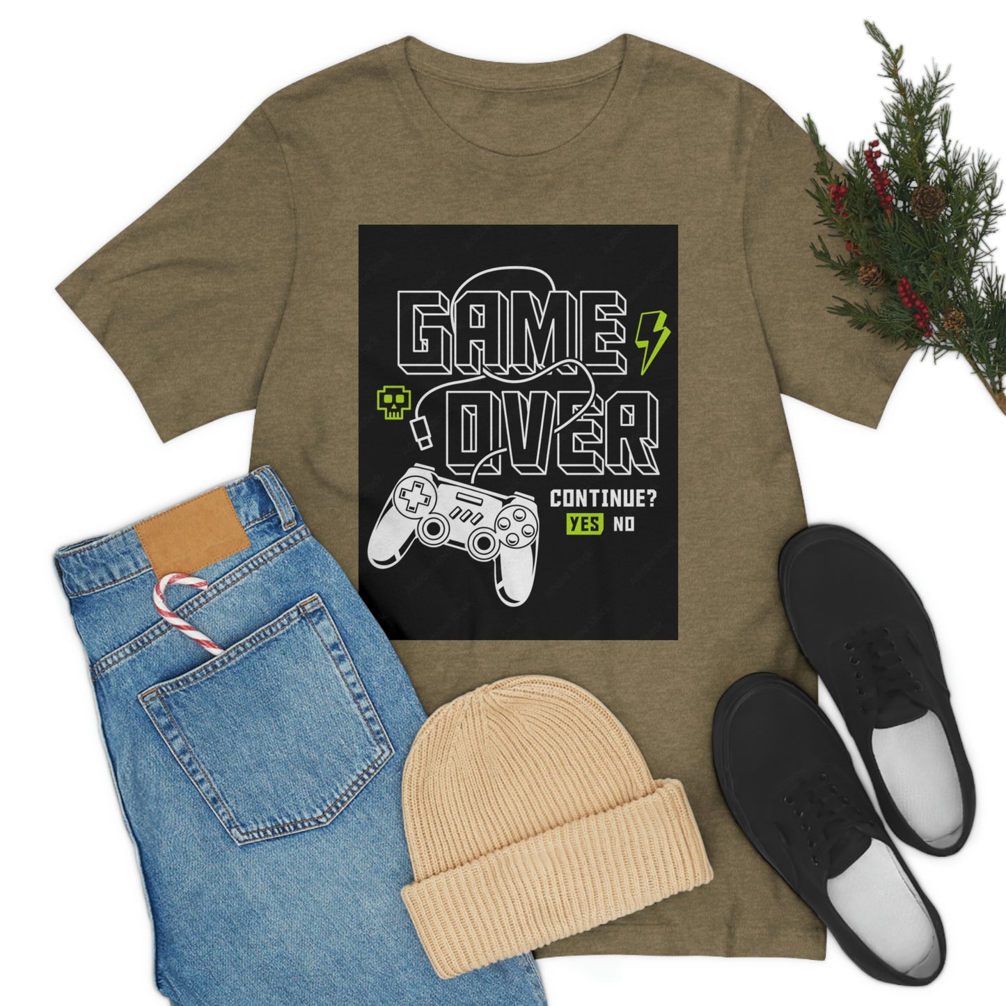Game Over Unisex Jersey Short Sleeve Tee