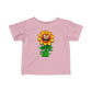Flower Video Game Style  Infant Fine Jersey Tee
