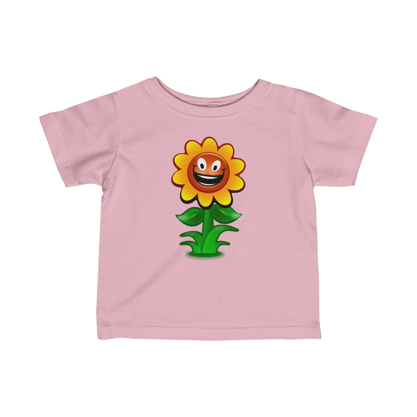 Flower Video Game Style  Infant Fine Jersey Tee