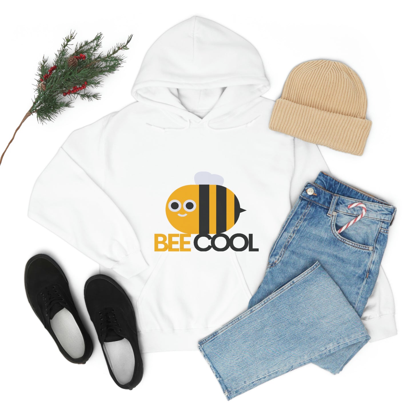 Bee Cool Unisex Hooded Sweatshirt