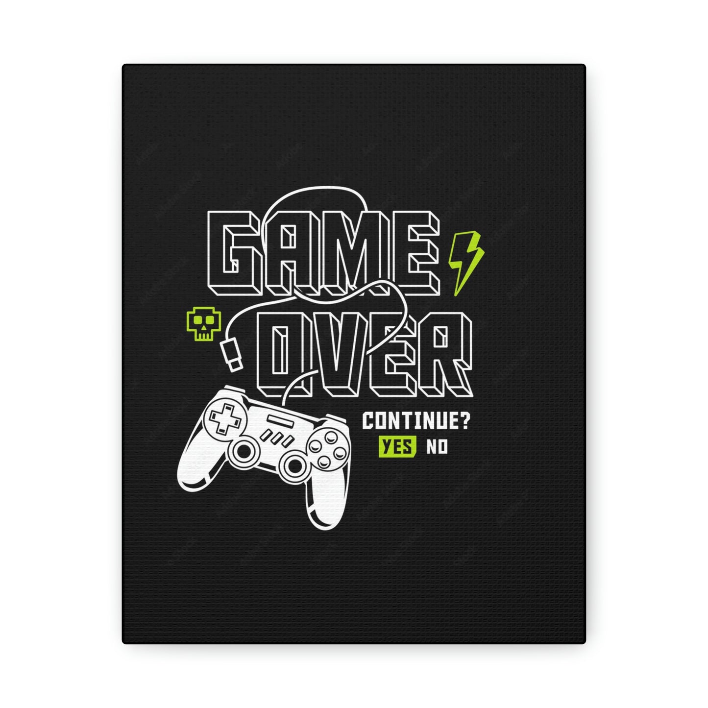 Game Over Canvas Gallery Wraps