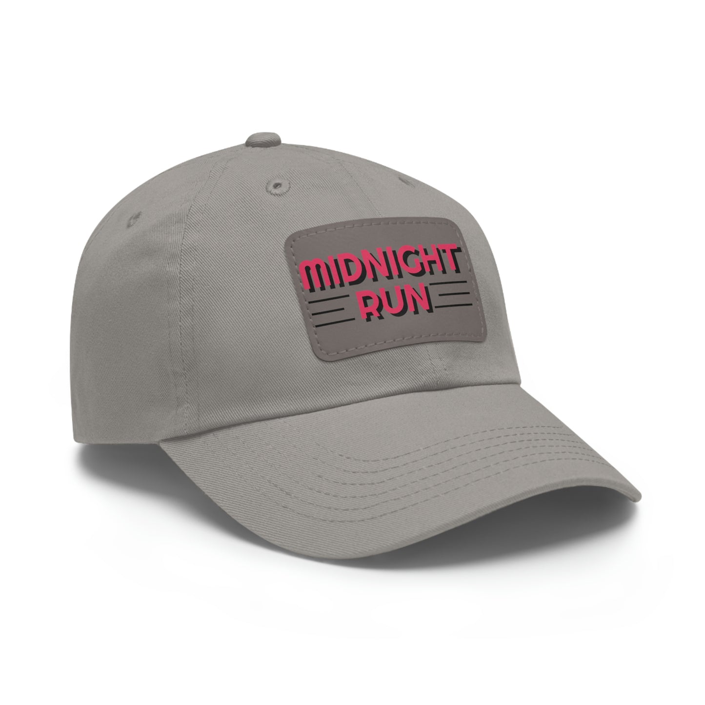 Midnight Run Dad Hat with Leather Patch