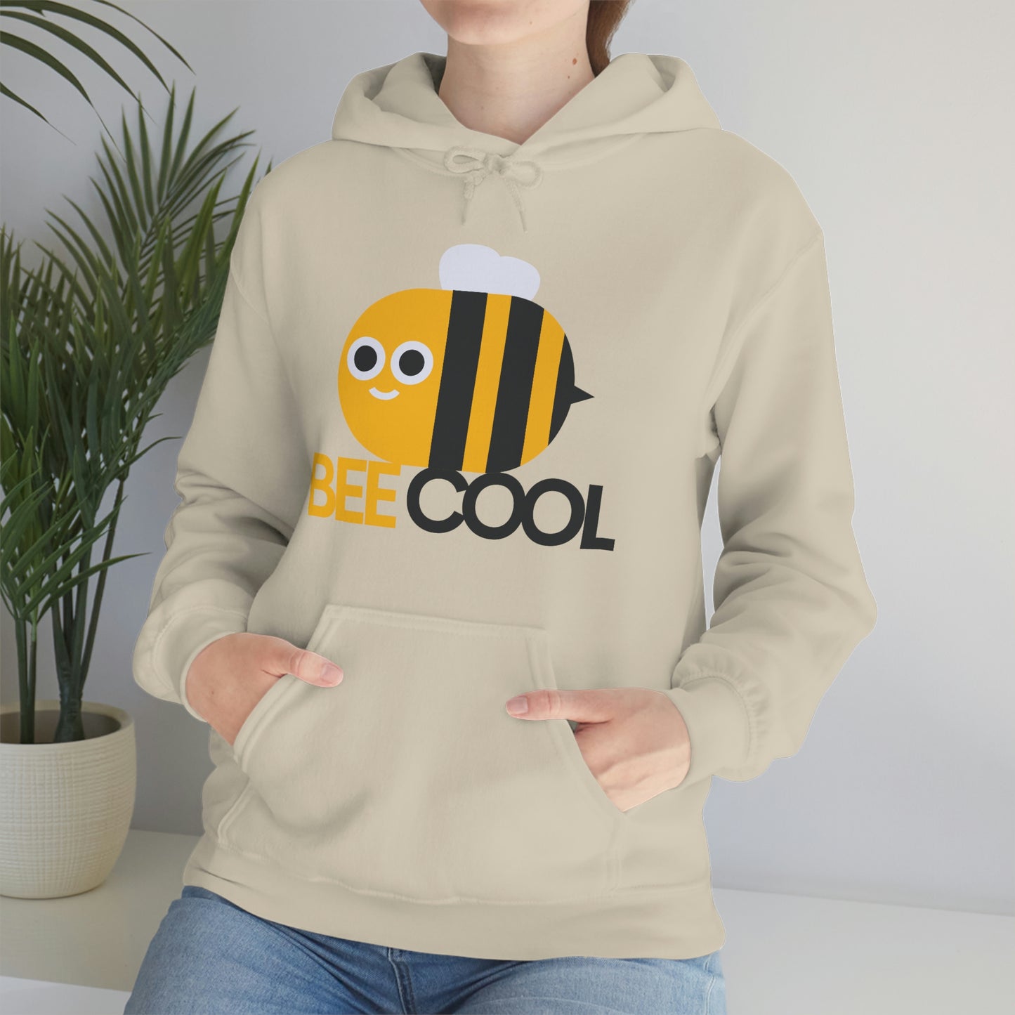 Bee Cool Unisex Hooded Sweatshirt