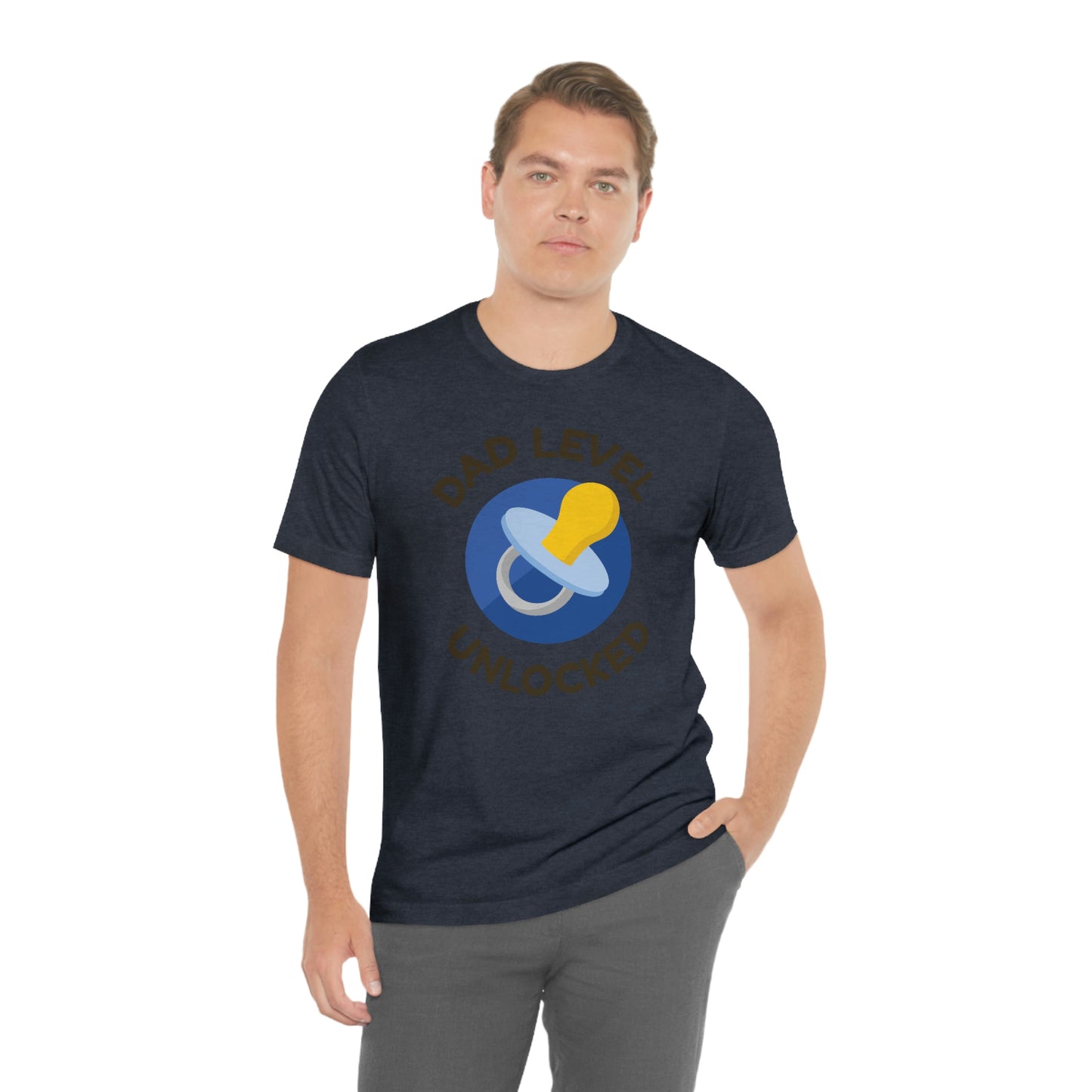 Dad Level Unlocked Unisex Jersey Short Sleeve Tee