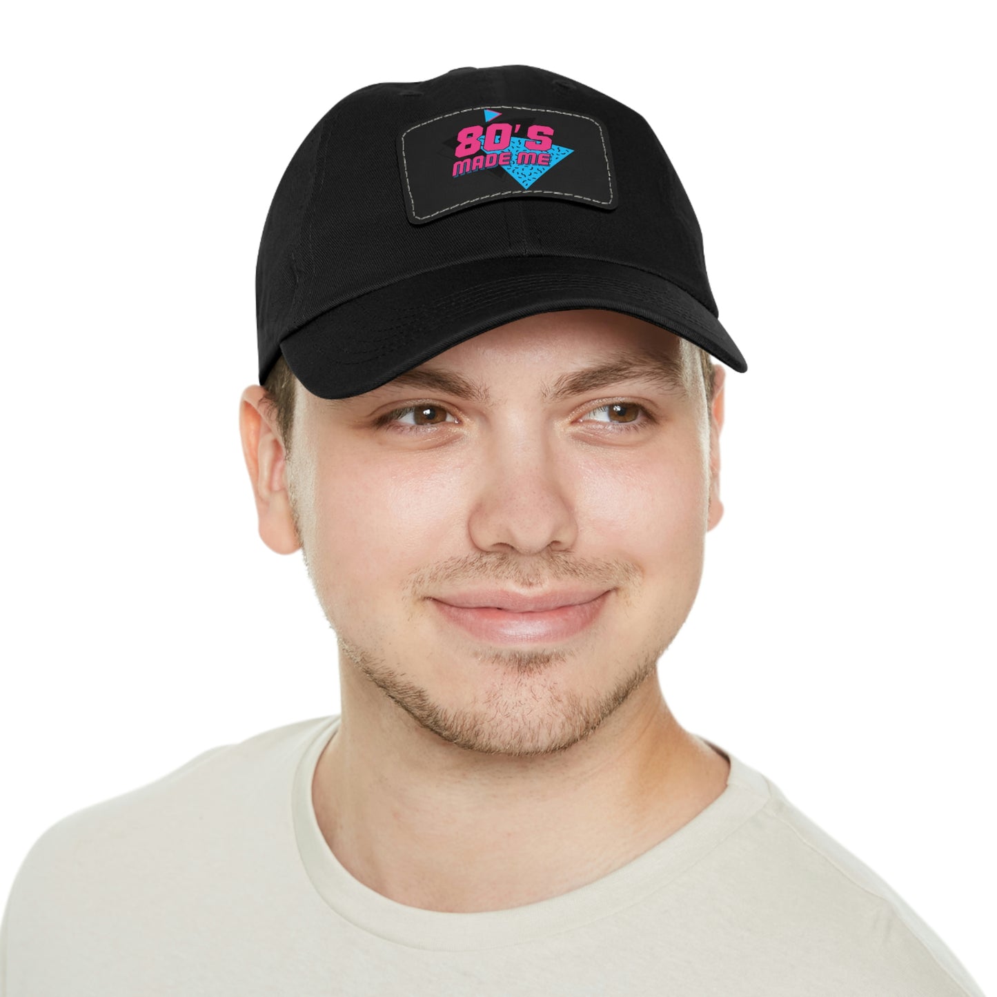 80s Made Me Dad Hat with Leather Patch