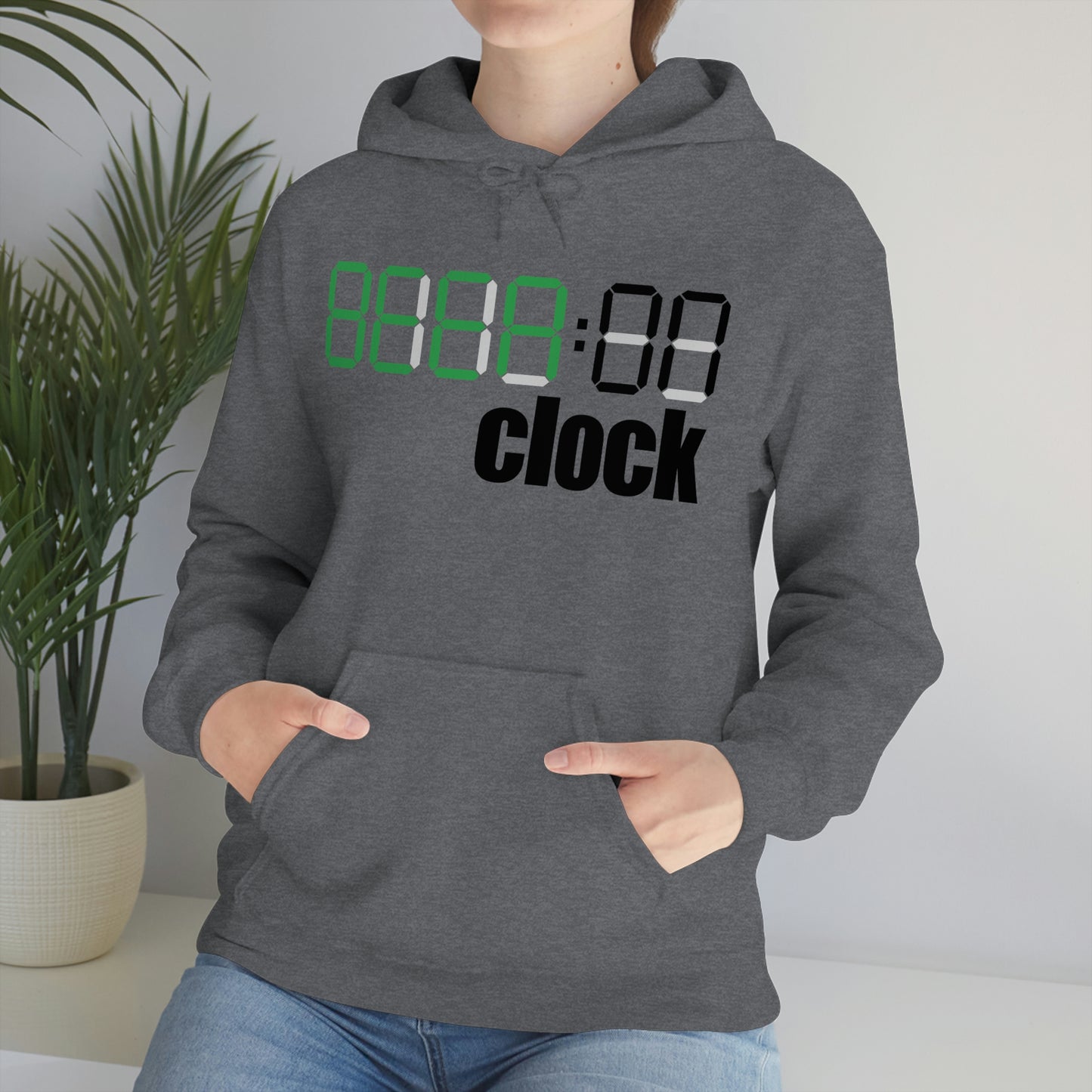 Beer on Clock Unisex Hooded Sweatshirt