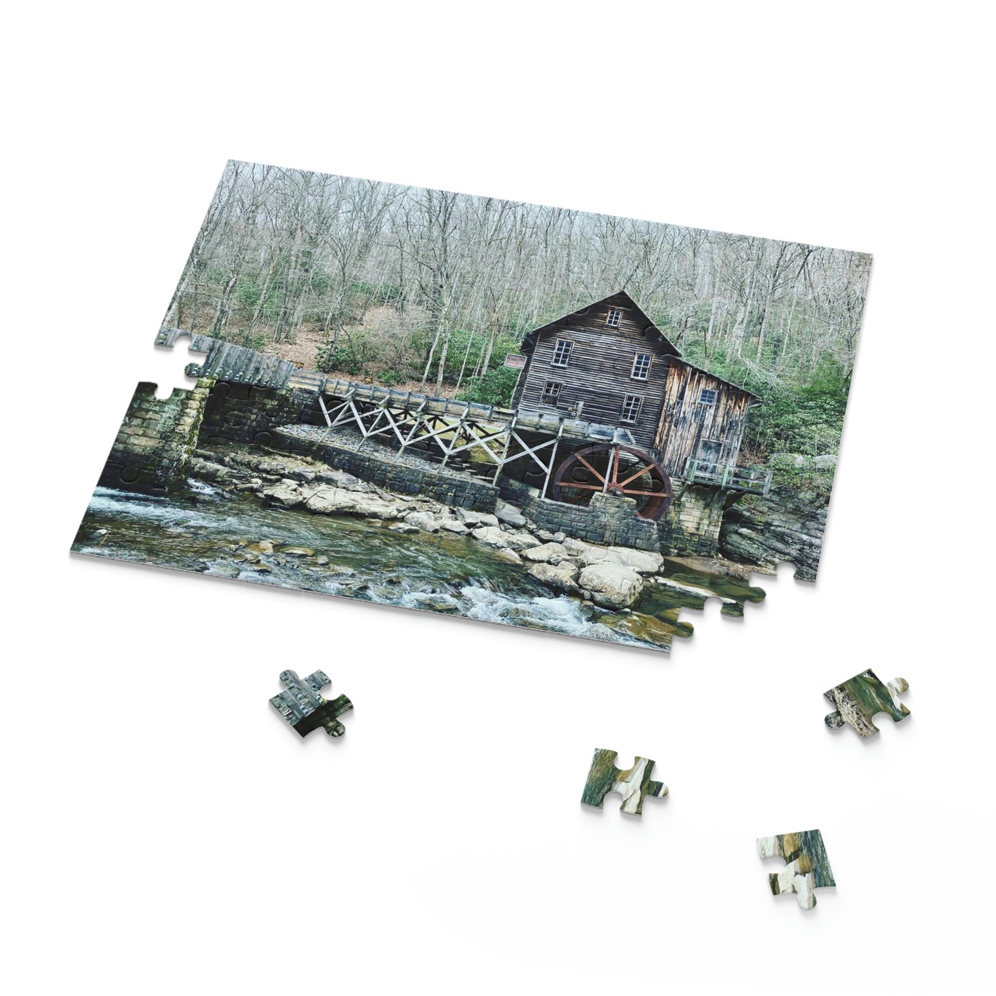 Grist Mill Scenic Puzzle (120, 252, 500-Piece)