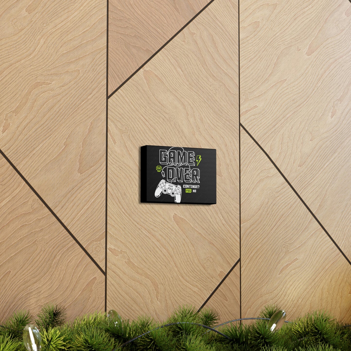 Game Over Canvas Gallery Wraps