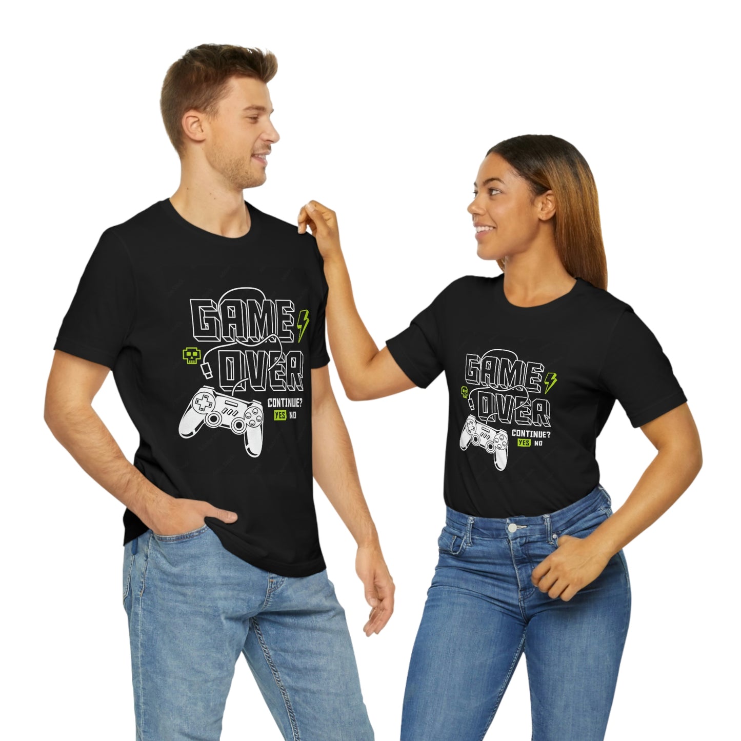Game Over Unisex Jersey Short Sleeve Tee