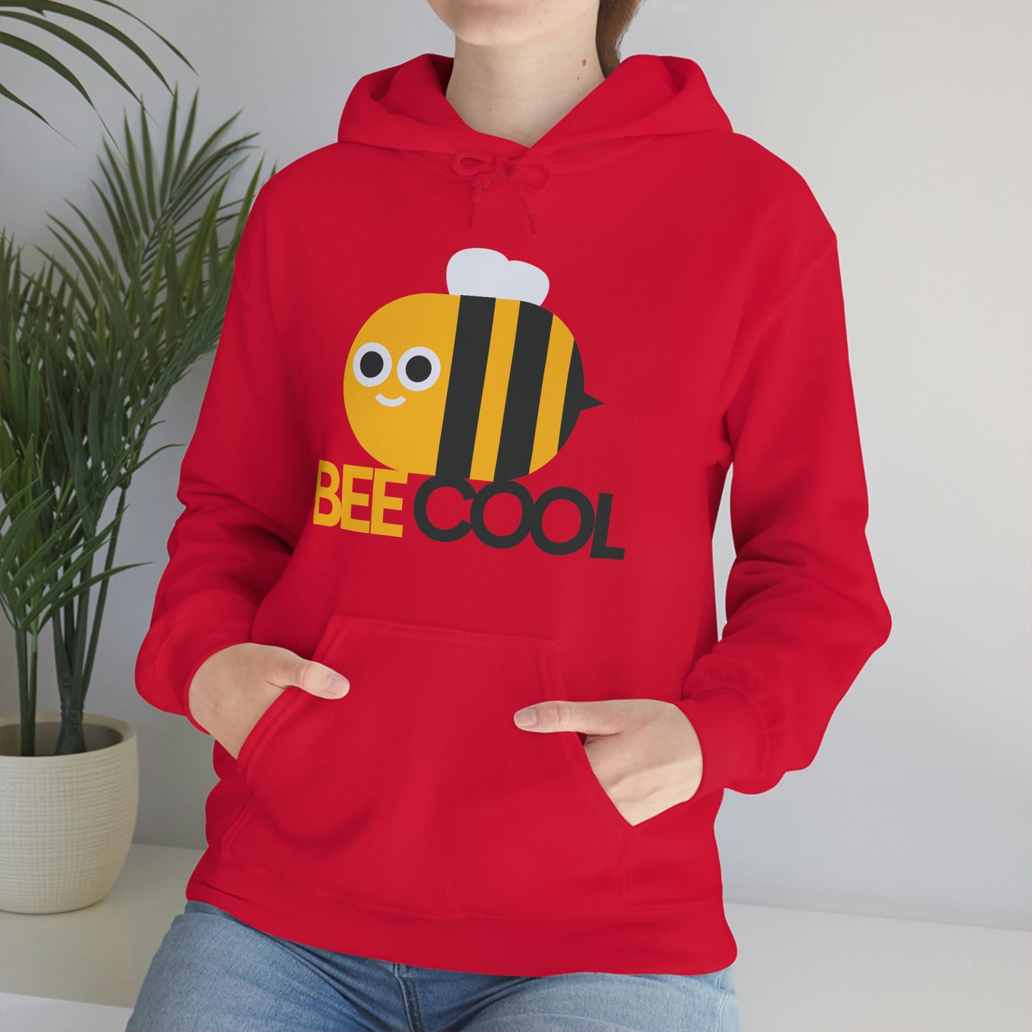 Bee Cool Unisex Hooded Sweatshirt