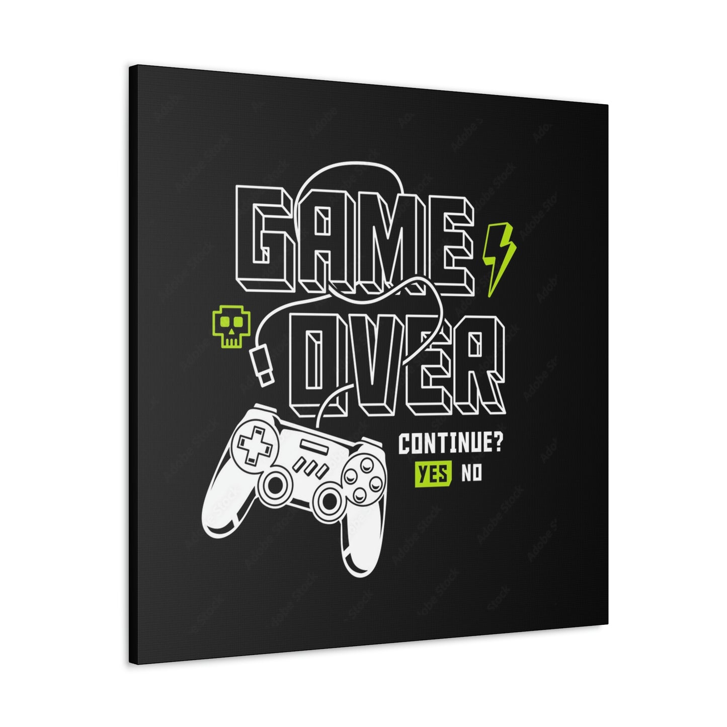 Game Over Canvas Gallery Wraps