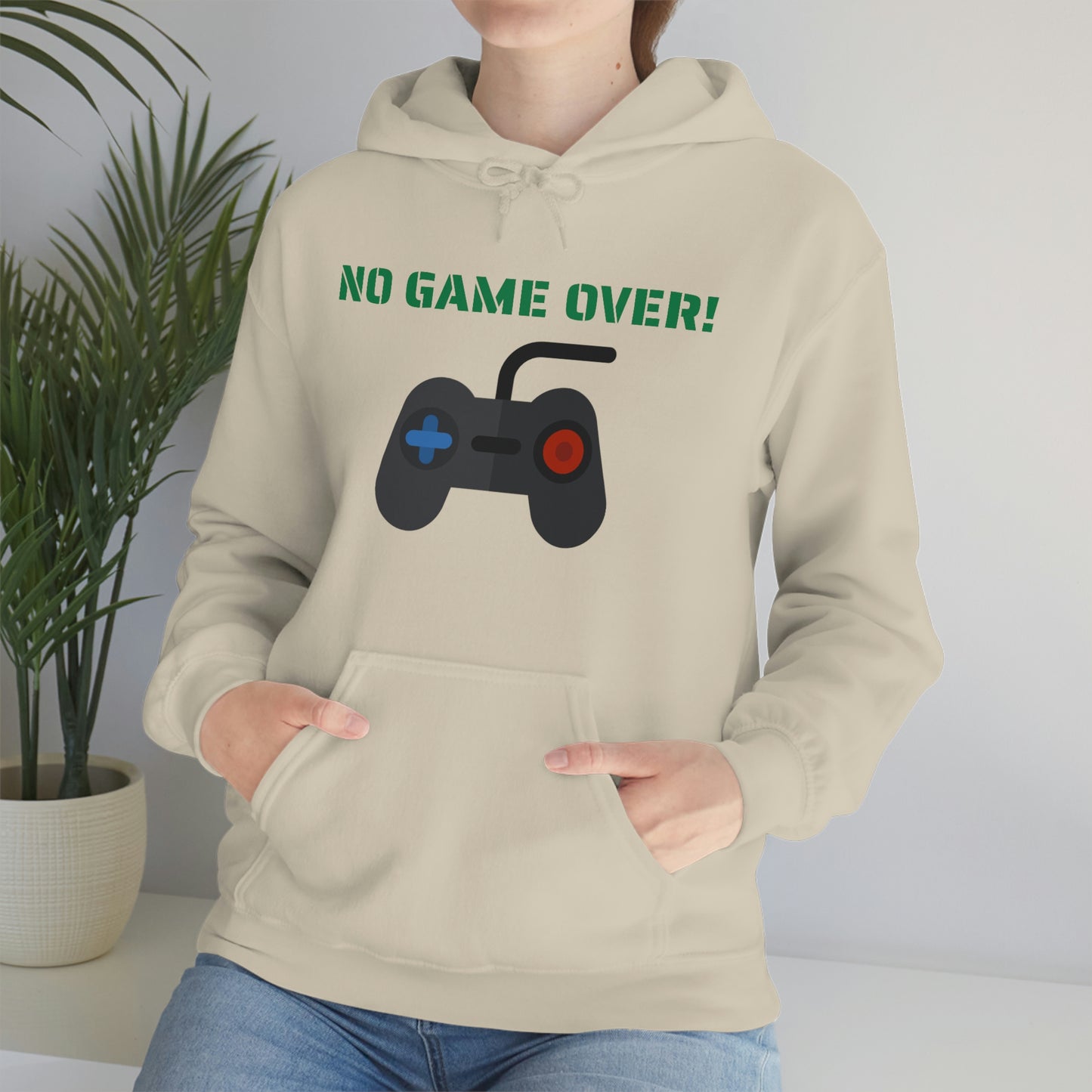 No Game Over! Unisex Hooded Sweatshirt