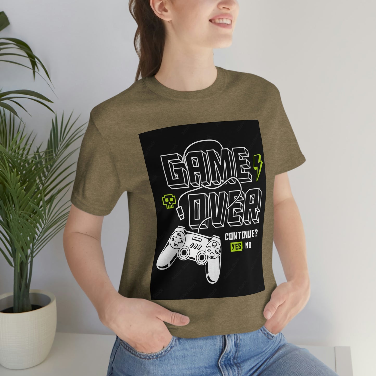 Game Over Unisex Jersey Short Sleeve Tee