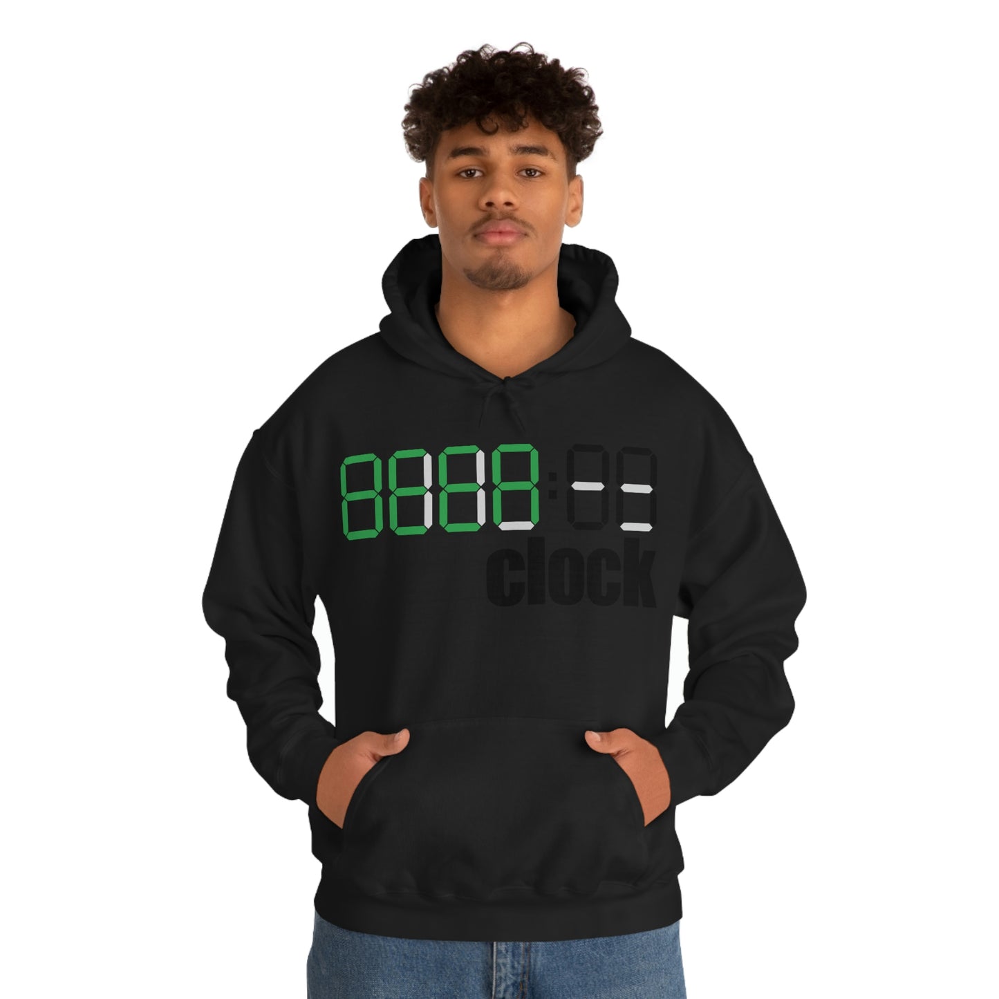 Beer on Clock Unisex Hooded Sweatshirt