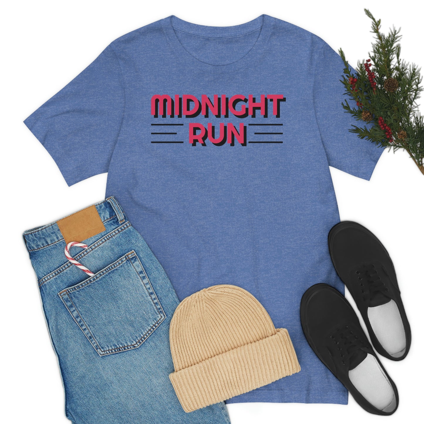 Midnight Run Unisex Jersey Short Sleeve Tee