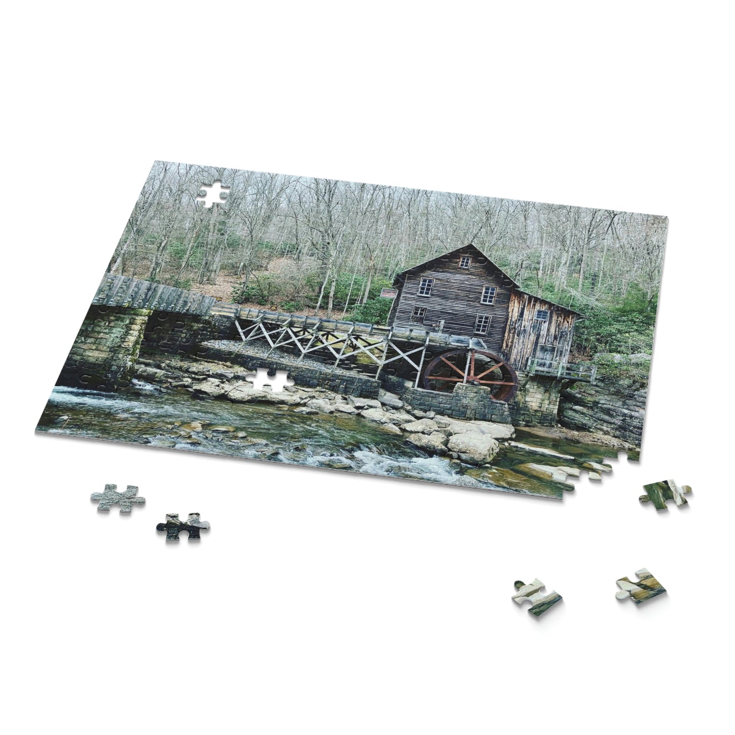 Grist Mill Scenic Puzzle (120, 252, 500-Piece)