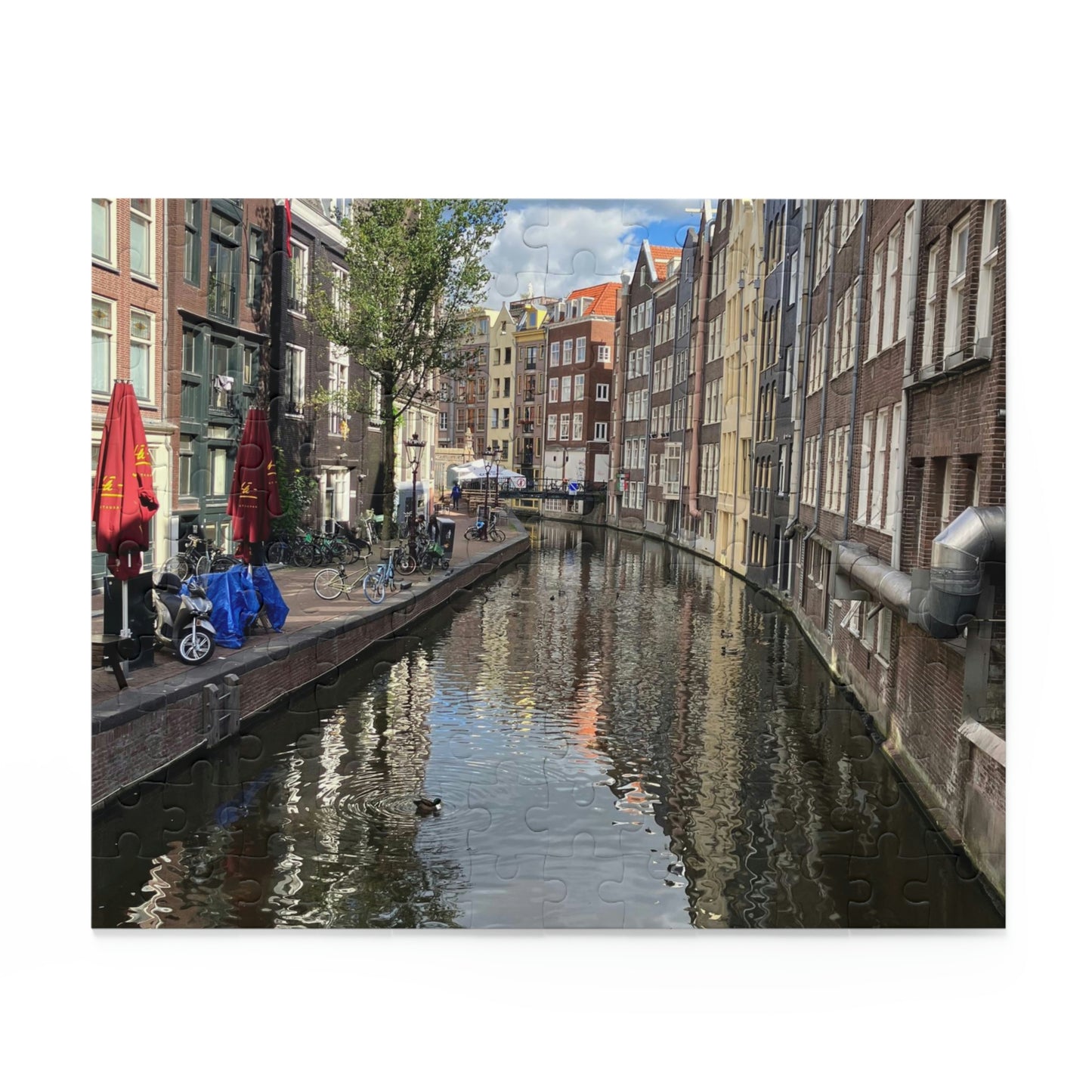 Amsterdam Canal Scenic Puzzle (120, 252, 500-Piece)