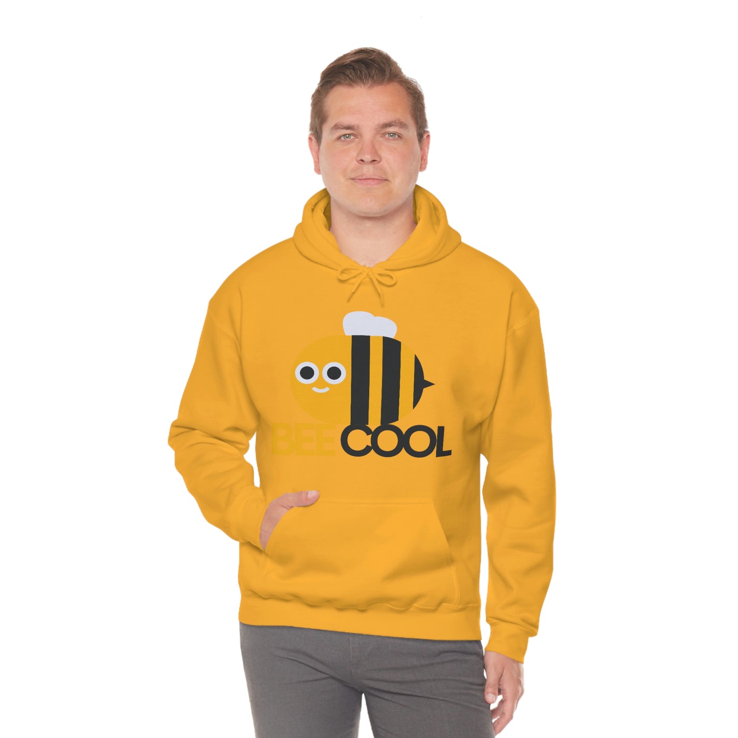 Bee Cool Unisex Hooded Sweatshirt