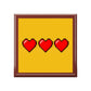 Hearts 8 Bit Style Retro Style Jewelry Box