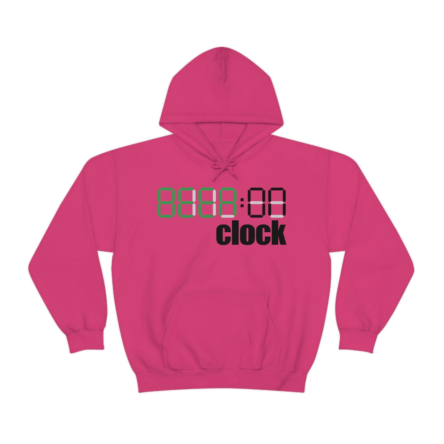 Beer on Clock Unisex Hooded Sweatshirt
