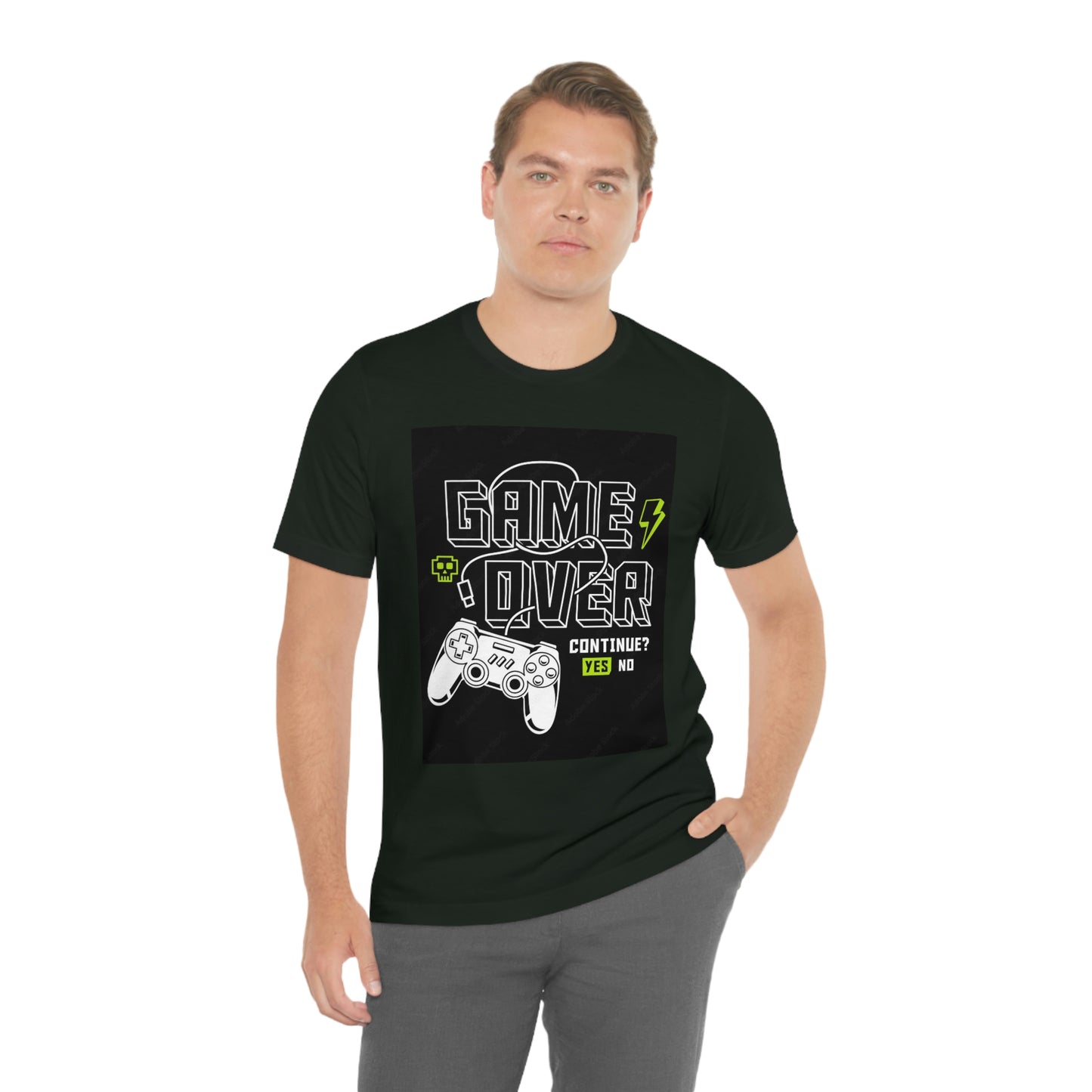 Game Over Unisex Jersey Short Sleeve Tee