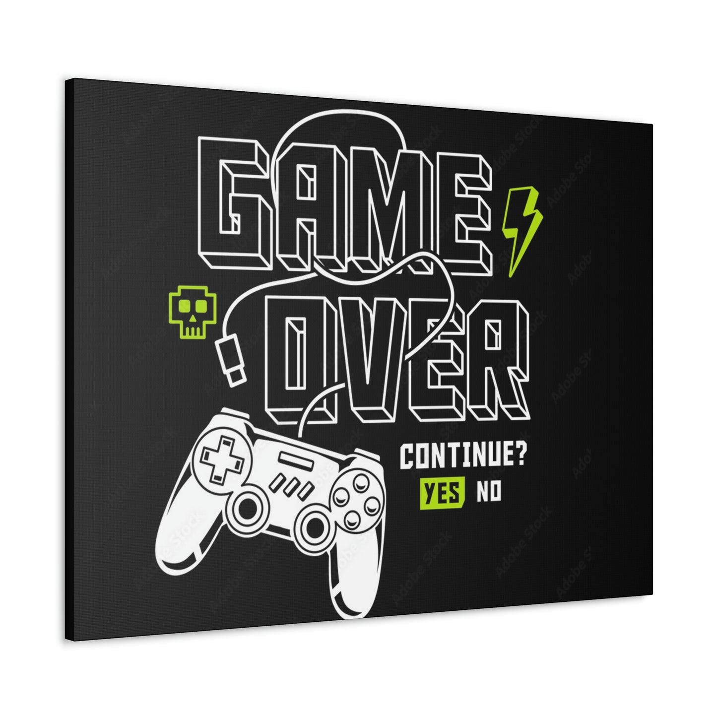 Game Over Canvas Gallery Wraps