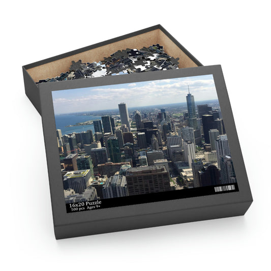 Downtown Chicago Scenic Puzzle (120, 252, 500-Piece)