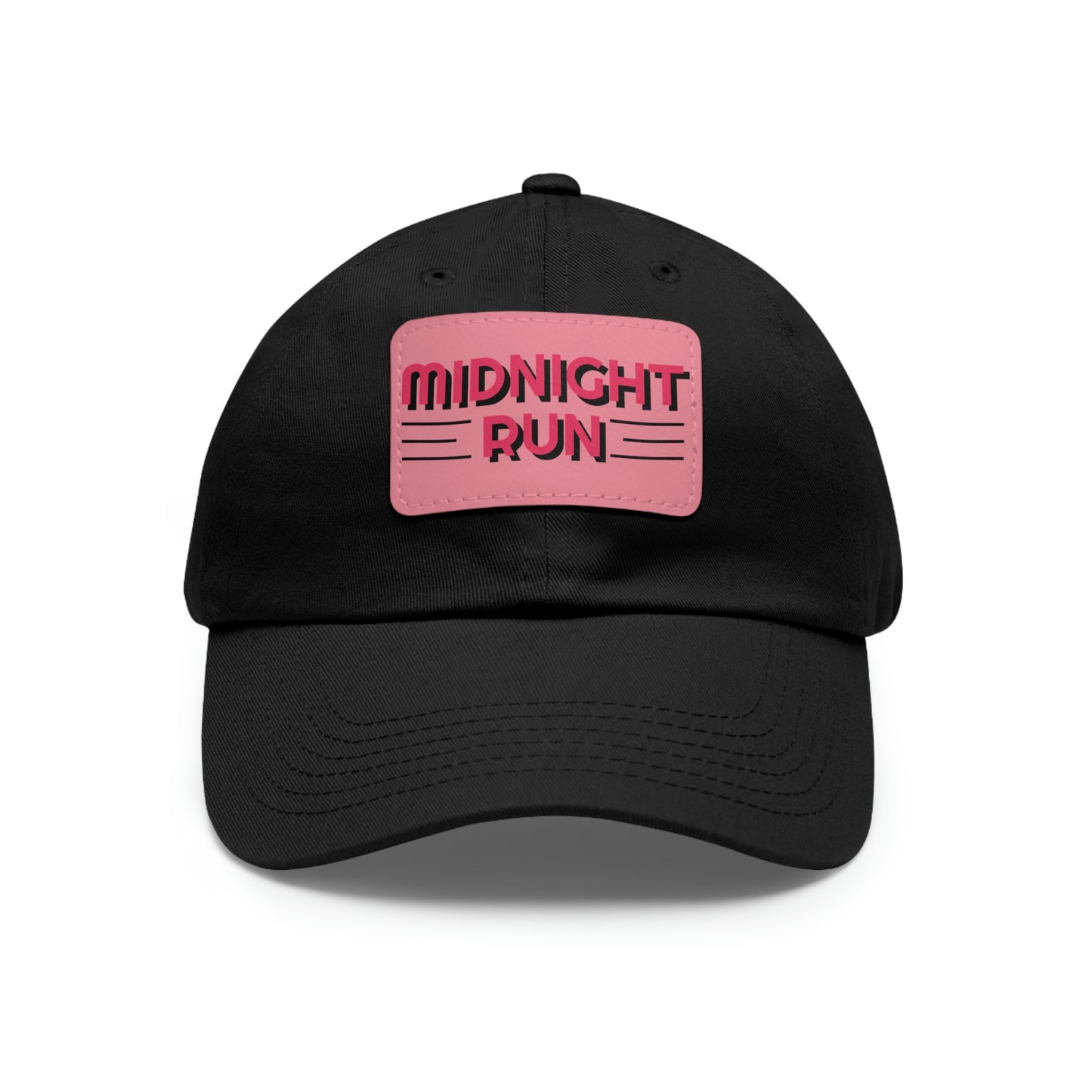 Midnight Run Dad Hat with Leather Patch