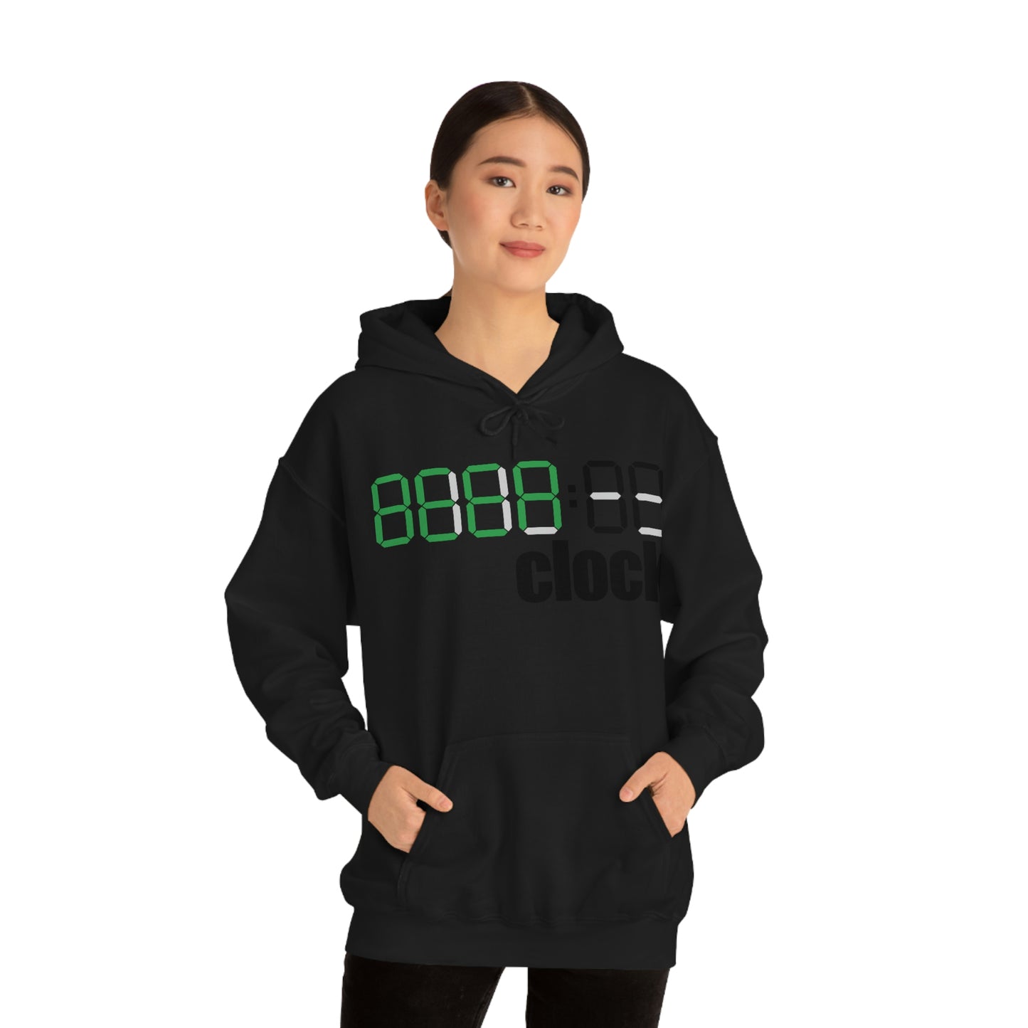 Beer on Clock Unisex Hooded Sweatshirt