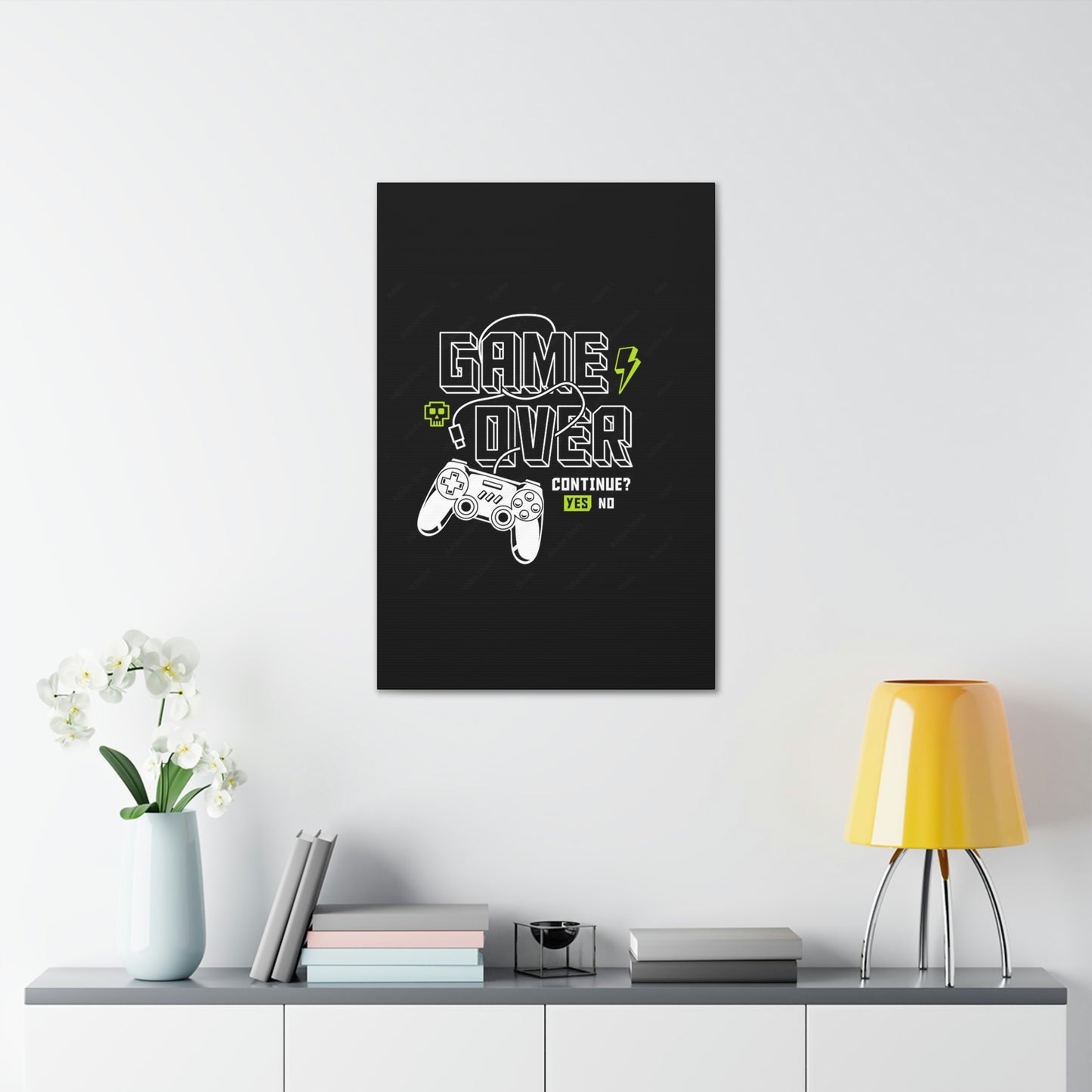 Game Over Canvas Gallery Wraps