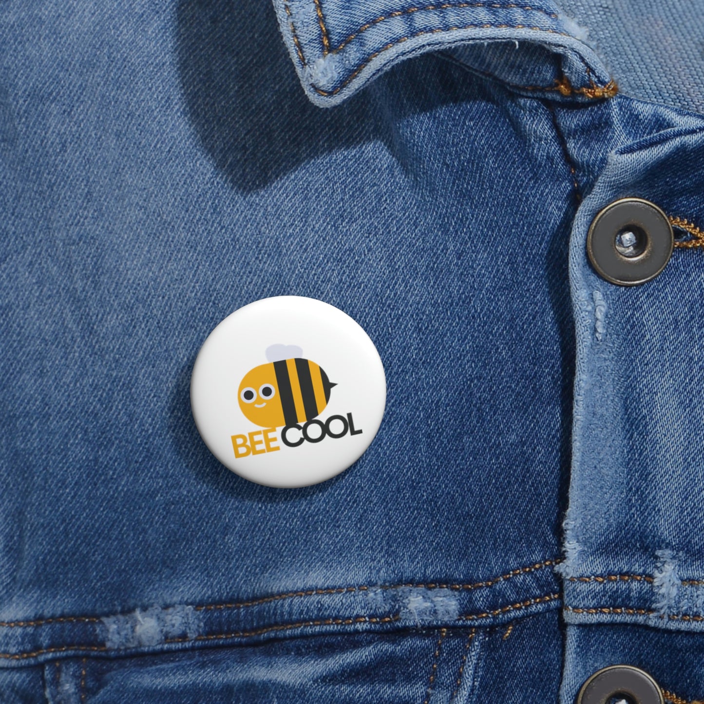 Bee Cool Custom Pin Buttons