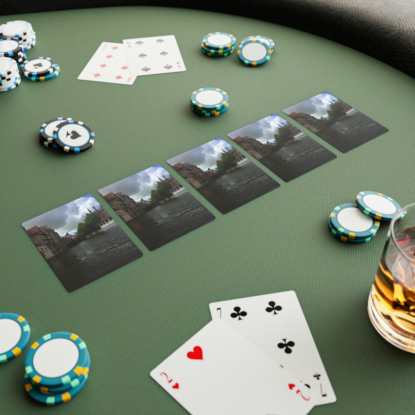 Brugge Scenic Photo Playing Cards