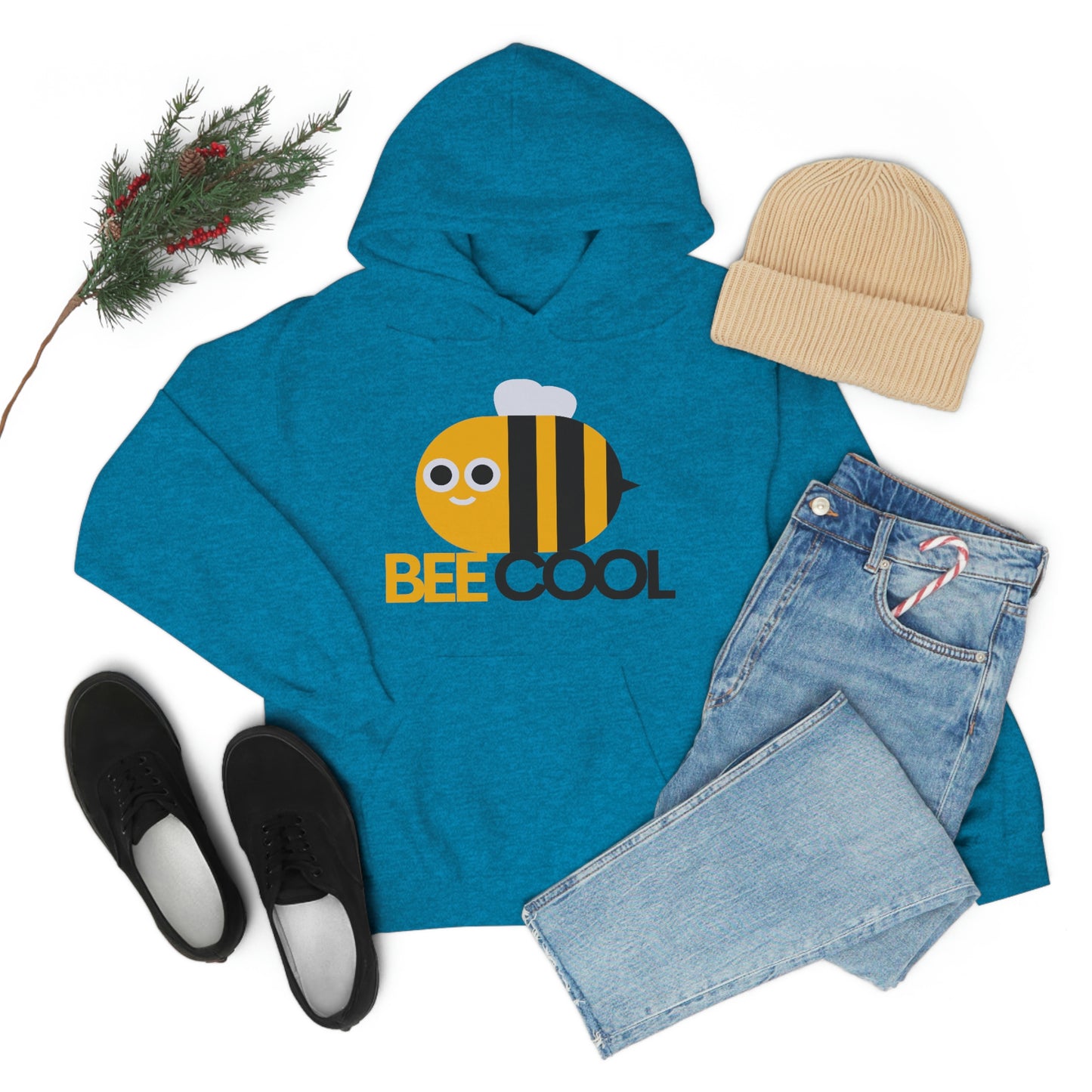 Bee Cool Unisex Hooded Sweatshirt
